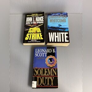 Set of 3 Mystery Thriller Paperback Books